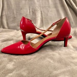 Red Calvin Klein Heels